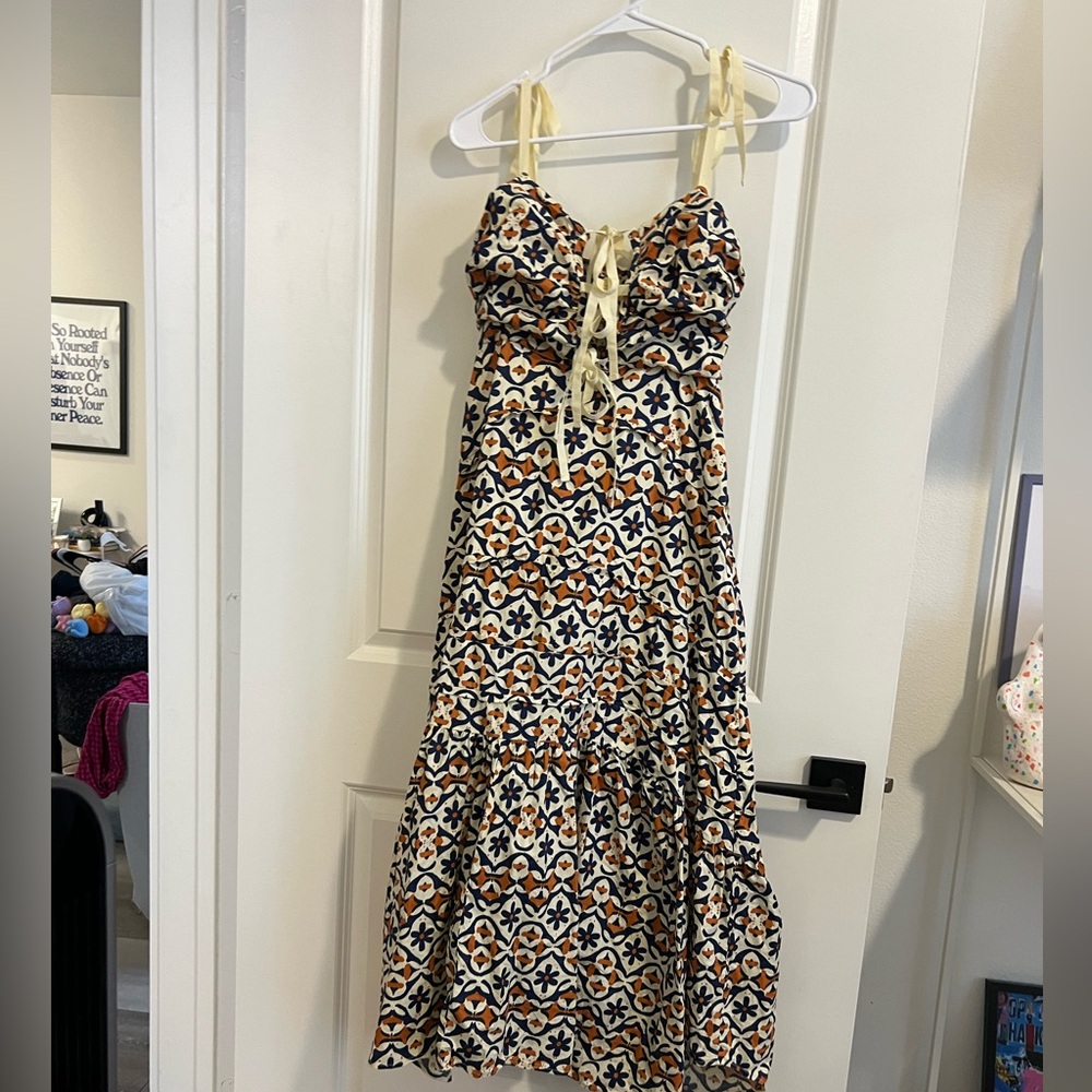 Free People Palma Printed Midi Dress - Picture 7 of 9